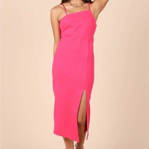 Petal & Pup Pink Asymmetrical Dress